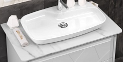 Opadiris Мебель для ванной Луиджи 90 Nova 70 подвесная белая матовая – фотография-7